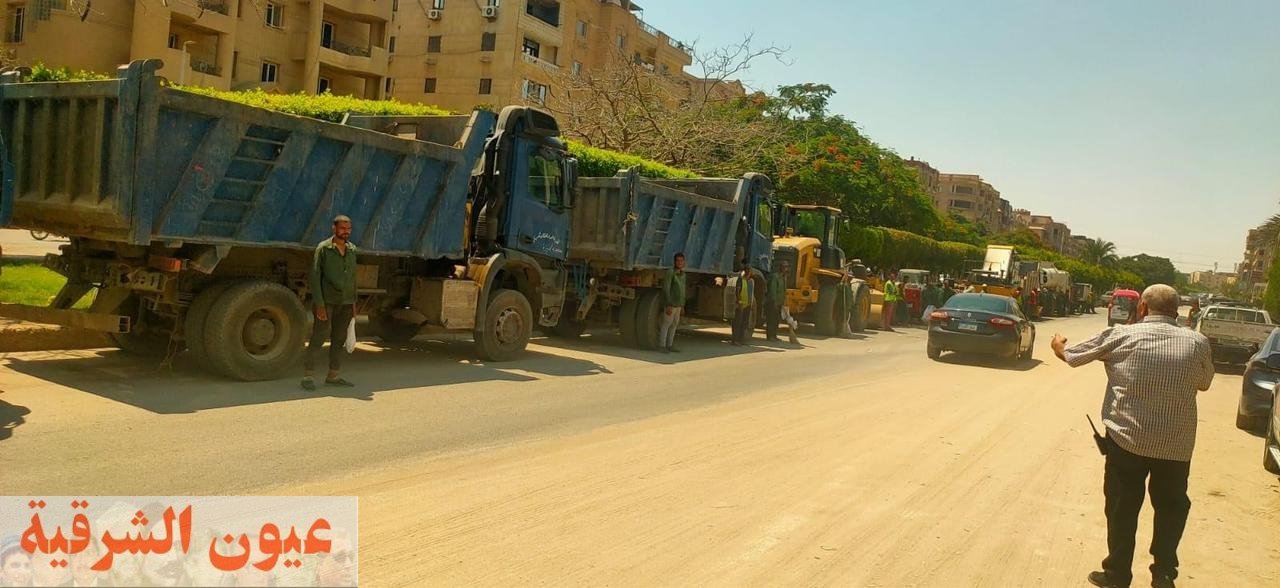 رفع 525طنًا تراكمات ومخلفات بحدائق الأهرام بالجيزة